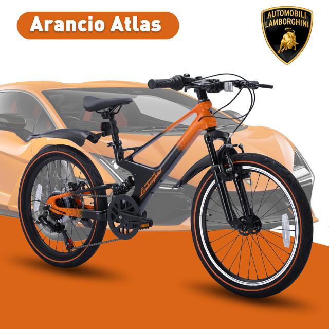 Lamborghini 子供用自転車 20インチ フルサスペンション 7段変速 Lamborghini (ランボルギーニ) ジュニア・子供自転車20インチ